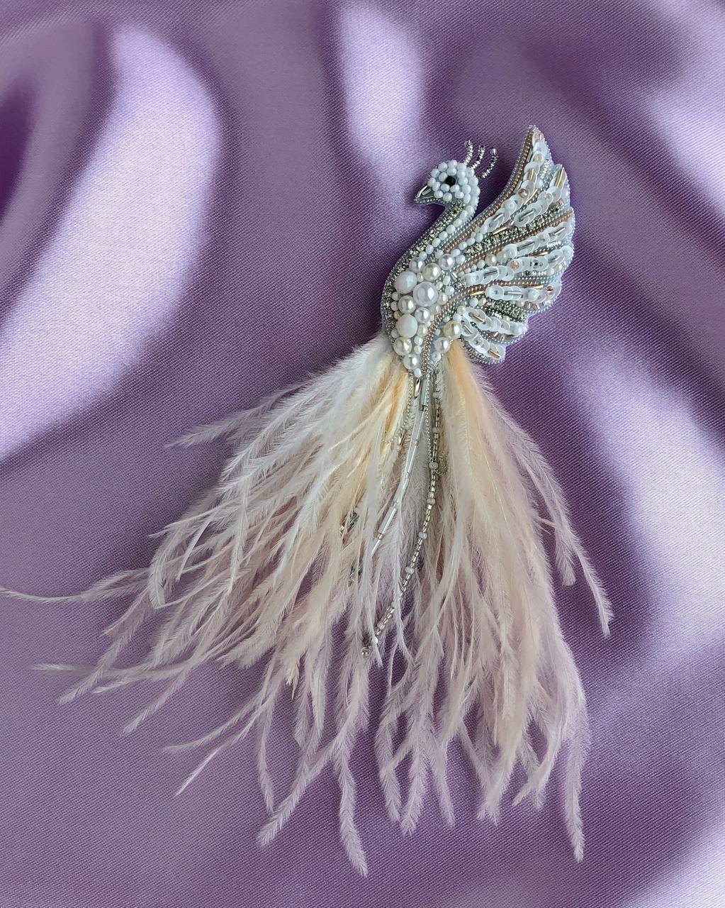 Bead Embroidery for Handmade Brooches
