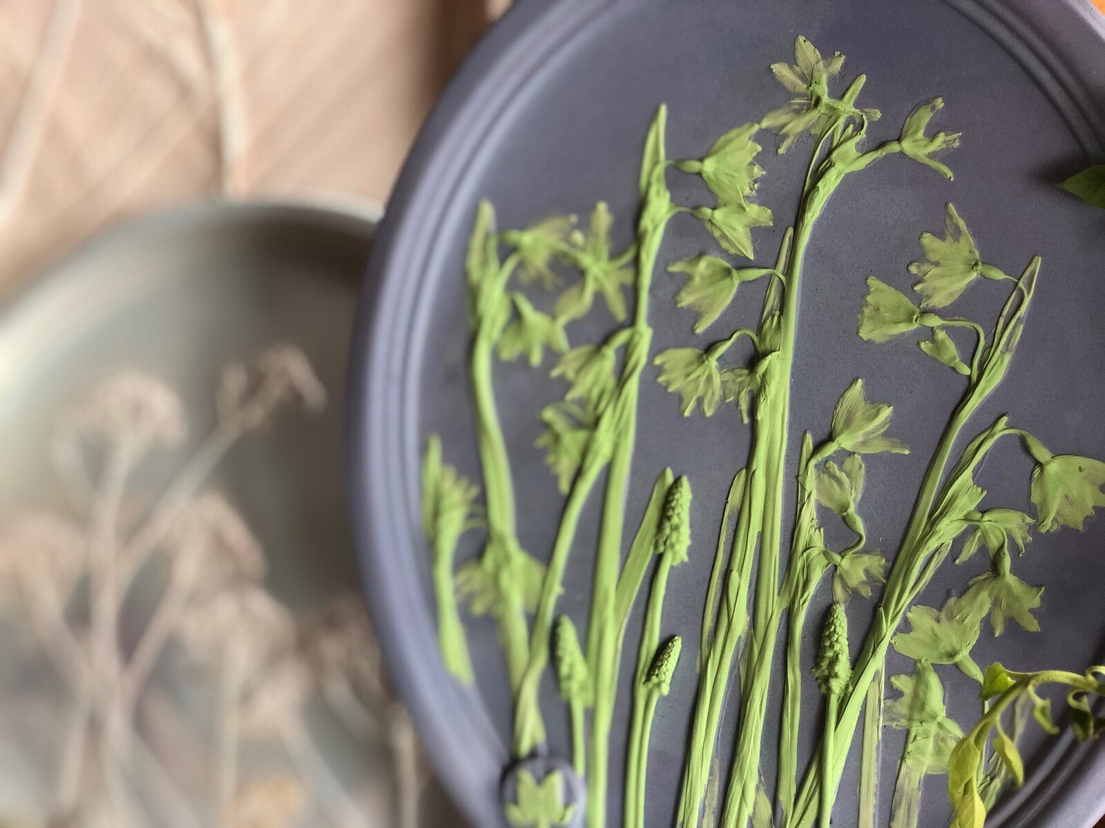 Botanical Relief Panel Making