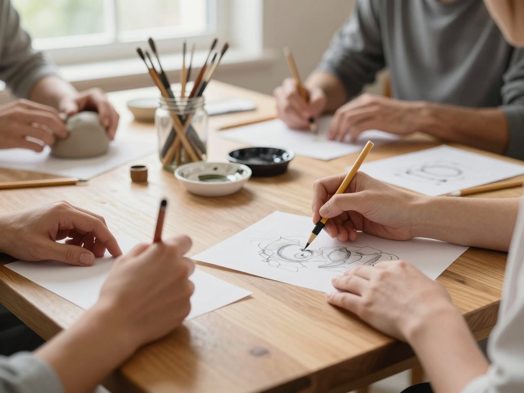 Family Creativity Drawing Club