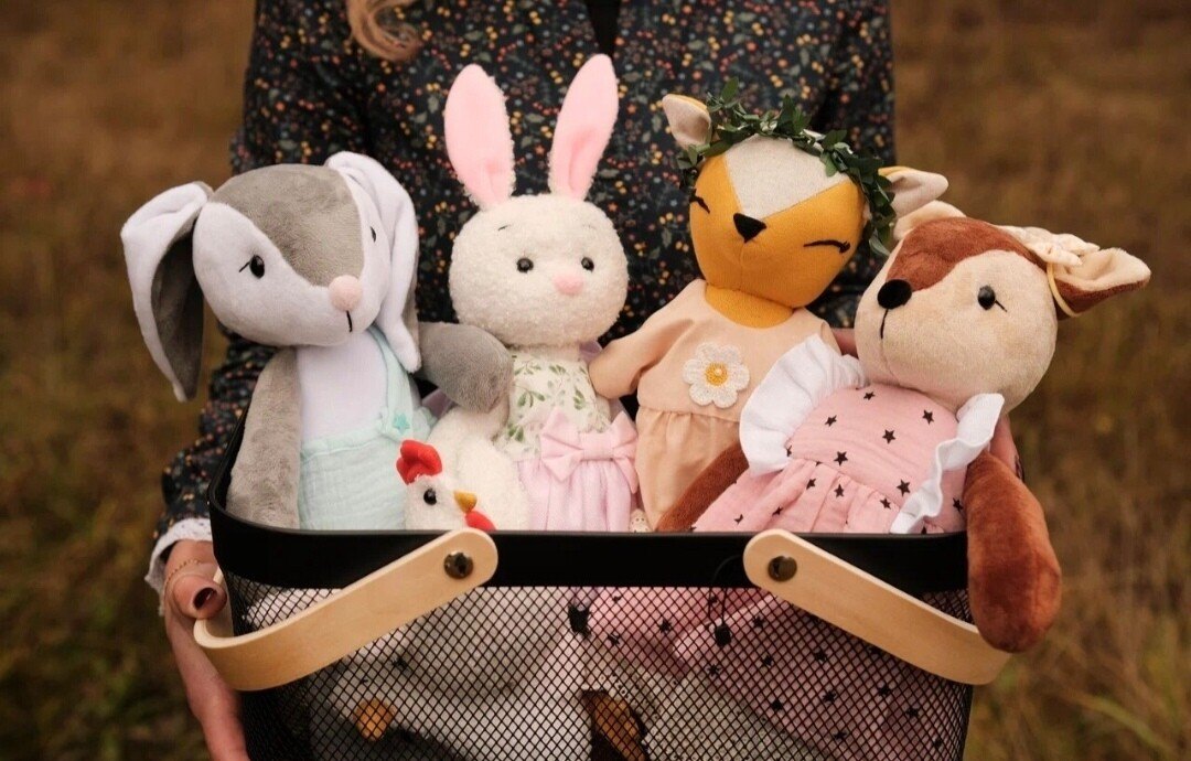 Handmade Textile Forest Animals