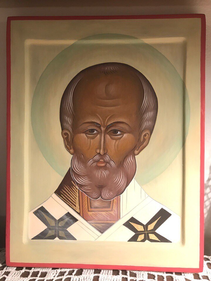 Paint the Icon of Saint Nicholas