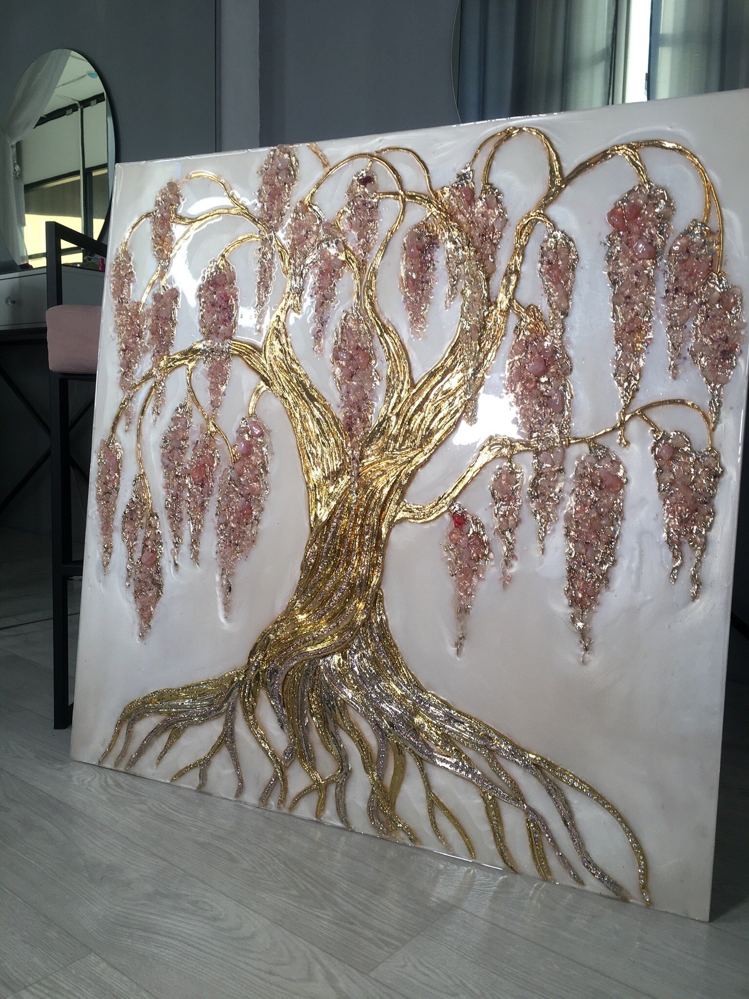 Jewellery Tree Resin Panel Workshop