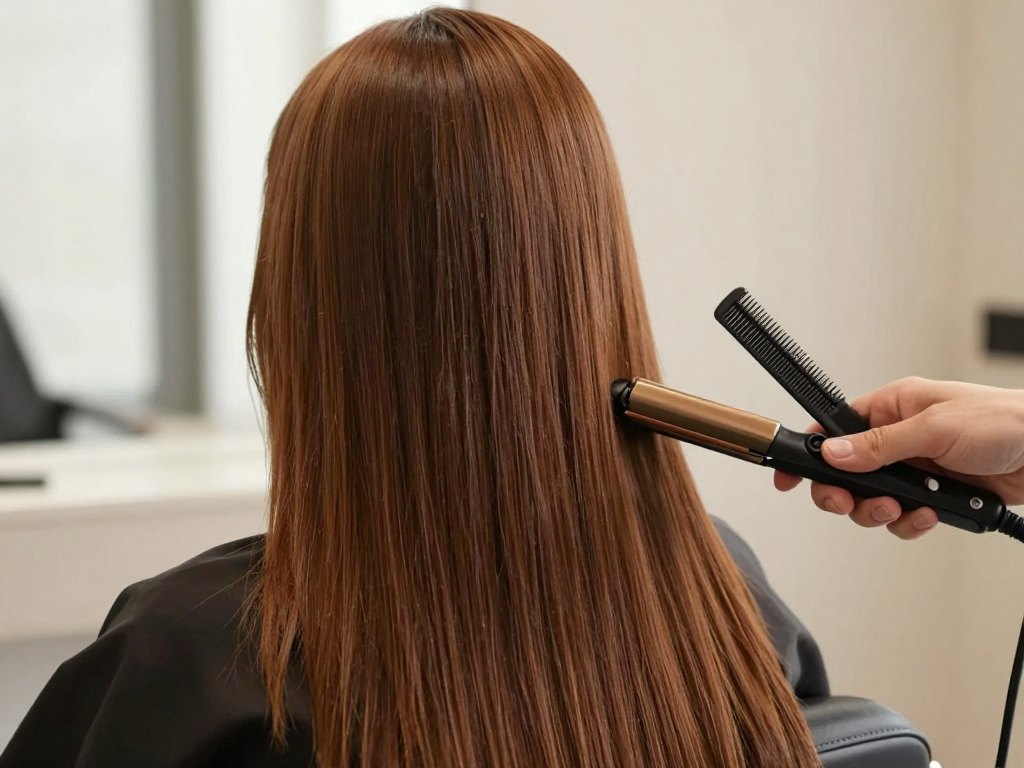 Keratin Hair Straightening and Restoration