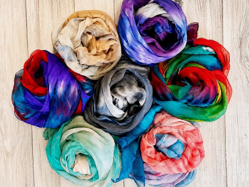 Modern Batik Fabric Painting