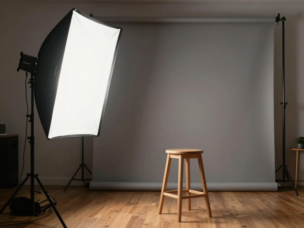 Portrait Lighting with One Softbox