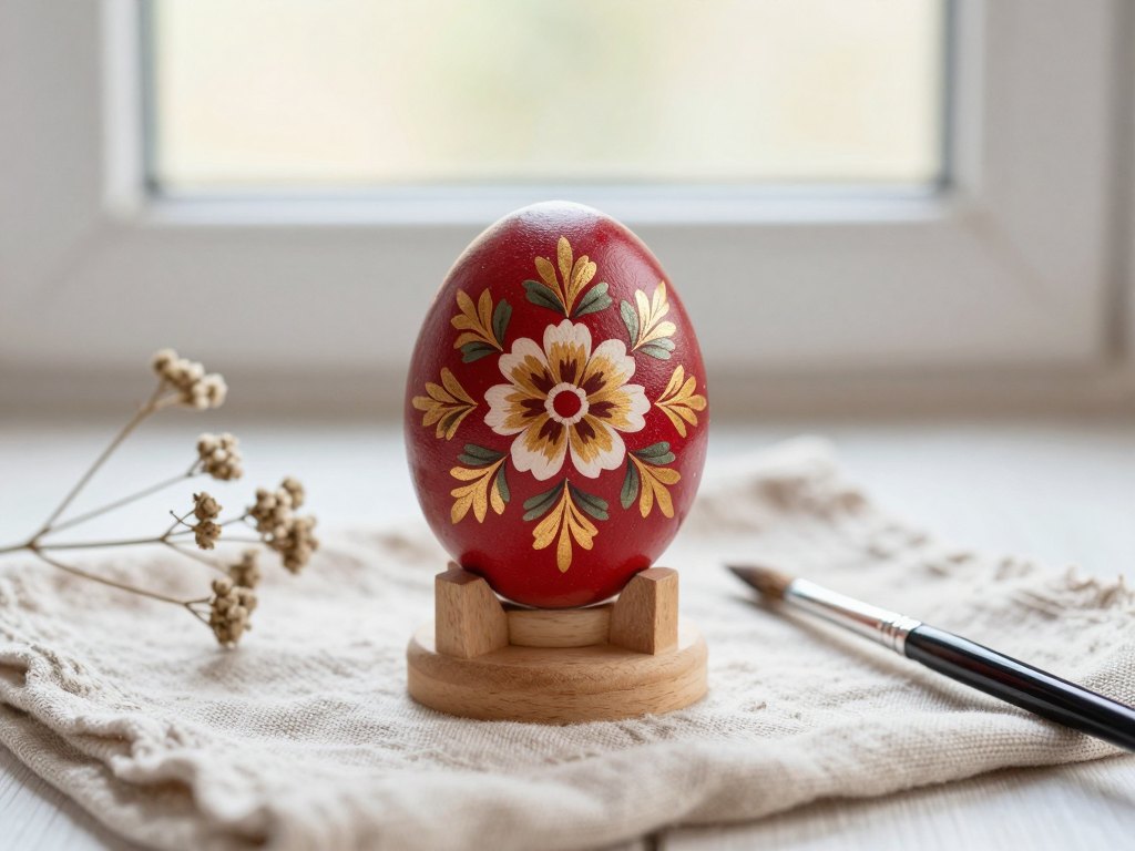 Russian-Style Decoupage Egg