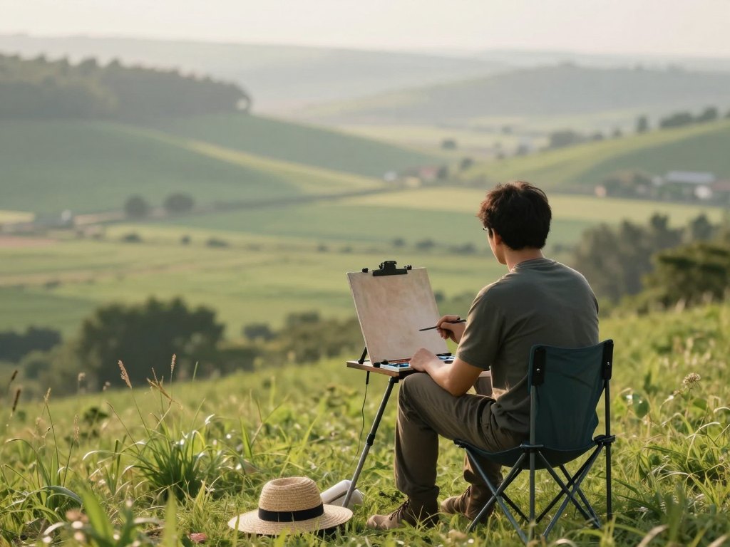 Watercolour Plein Air Painting